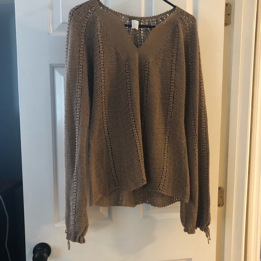 Jcrew crochet lightweight top